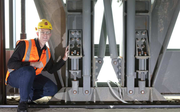 Geoff Rodgers devices to absorb and dissipate earthquake energy..