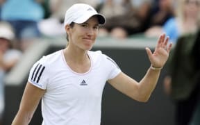 Belgium tennis player Justine Henin.
