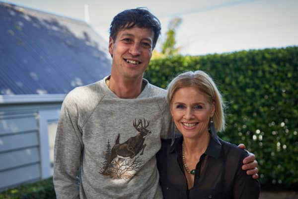 Marlon Williams poses after an interview with Saturday Morning's Mihi Forbes about his new album Te Whare Tīwekaweka.