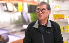 Jack Lum, a longstanding fruit and vegetable store owner in Remuera.