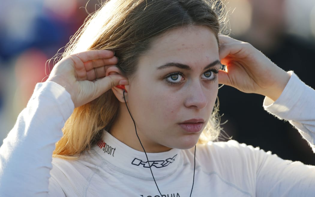 F3 driver Sophia Florsch survived a horror crash at the Macau Grand Prix.