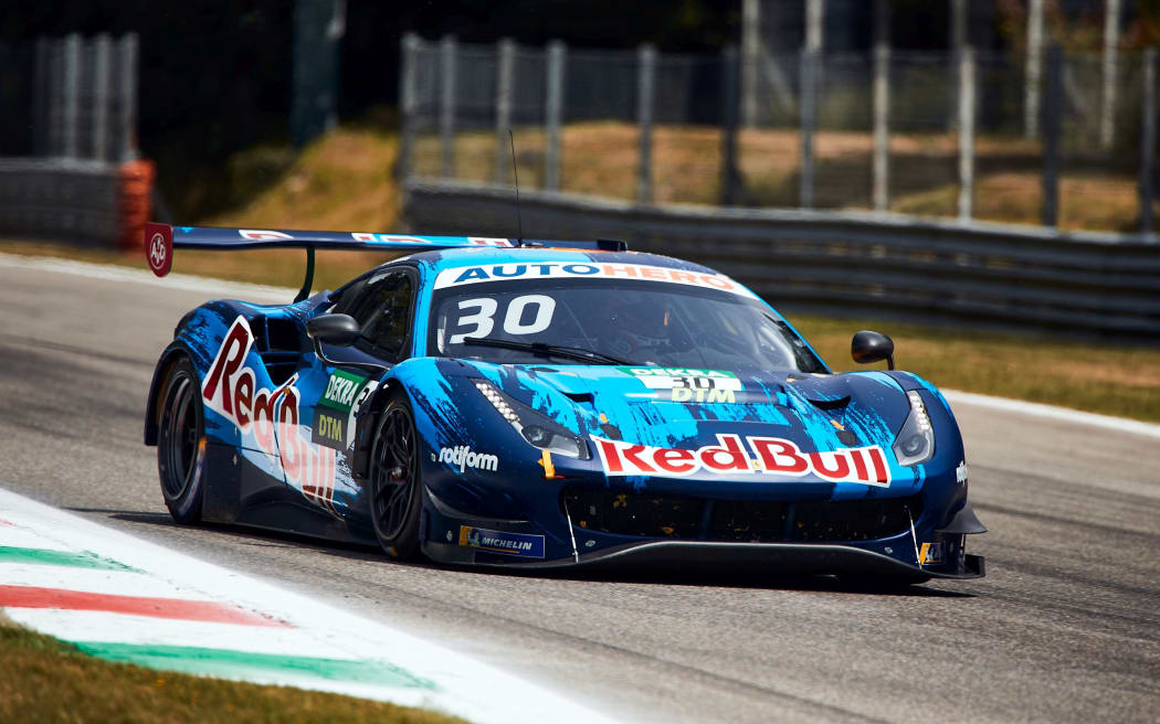 Liam Lawson in action at the season-opening DTM at Autodromo Nazionale Monza, Italy on June 19, 2021