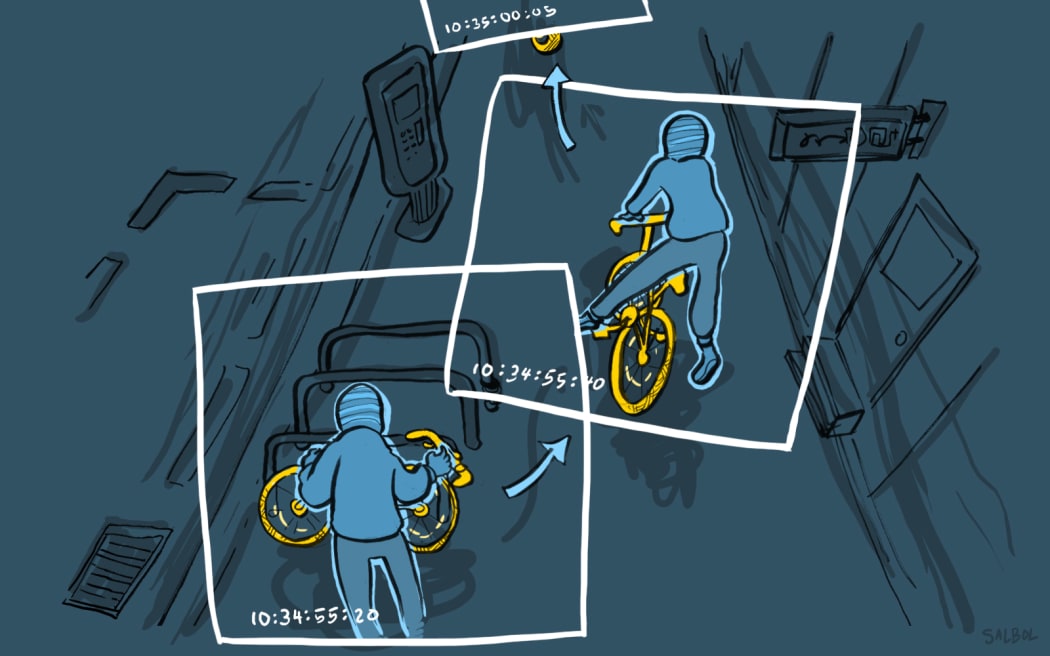Criminal on CCTV