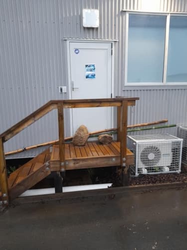 Kaitaia Oranga Tamariki office doors were barricaded shut by a protester from United Families 4 Justice.