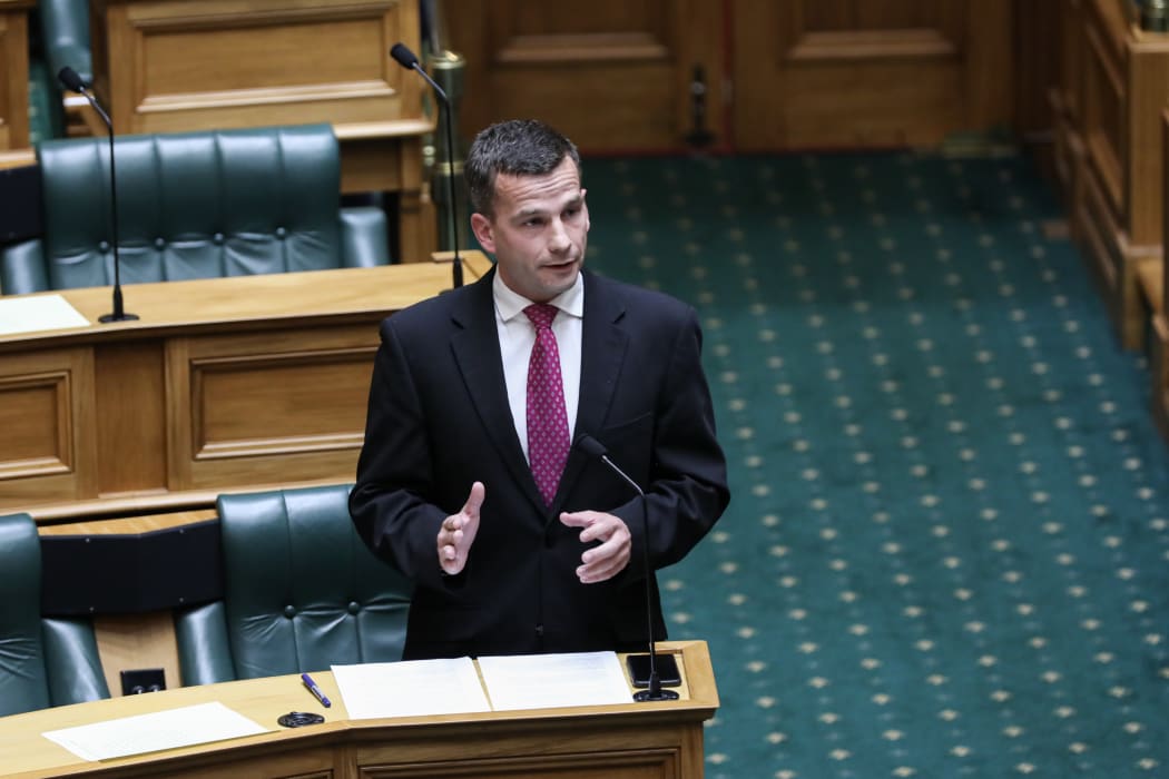 As the Bill's sponsor, David Seymour gives the first speech. He must sit quietly and listen to nearly three more hours before MPs make a final call on his bill.