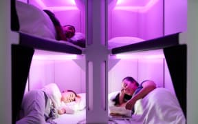 Air New Zealand's proposed Skynest bed.