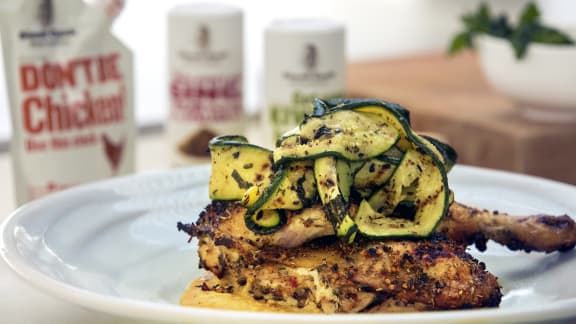 Simon Gault's BBQ half chicken