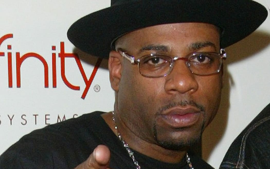 NEW YORK - AUGUST 29:  (FILE PHOTO)  Jason Mizell, "Jam Master Jay" of Run DMC, arrives at Sean "P. Diddy" Combs and Guy Osery's "The Greatest Party Of All Time" presented by RBK at Cipriani August 29, 2002 in New York City. Jam Master Jay, whose given name is Jason Mizell, was shot and killed inside a Queens, New York studio October 30, 2002, according to a group representive. Police, who say two unidentified men were shot around 7:30 p.m. local time, have confirmed that one man was dead on arrival at a local hospital.  (Photo by Matthew Peyton/Getty Images)