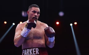 Joseph Parker during the WBC International & WBO Intercontinental Heavyweight title fight against Deontay Wilder during the Day of Reckoning: Fight Night in Riyadh, Saudi Arabia.
