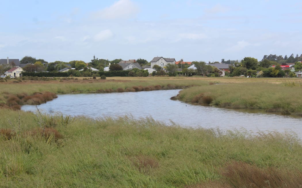 The Waihōpai River in Invercargill is one of several sites in Southland where harmful algae has been found. (File photo).