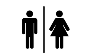 Toilet sign