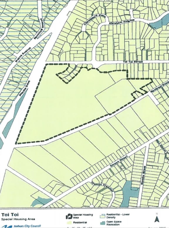 Two hundred homes will be built in the Toi Toi Street area.