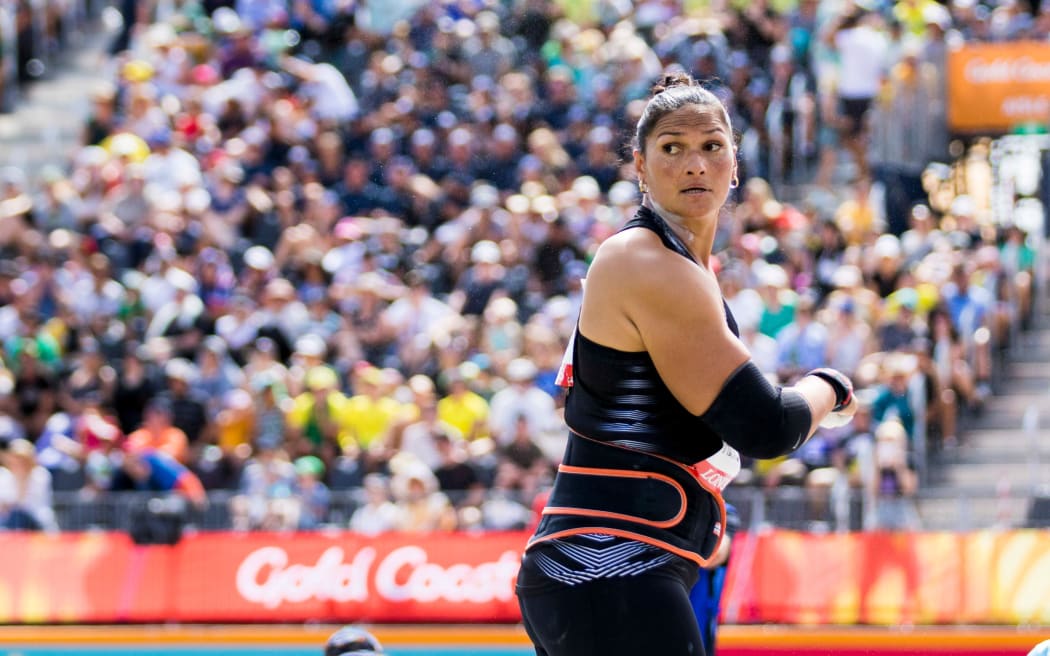 Dame Valerie Adams qualifies for the Shot Put Final at the 2018 Commonwealth Games.