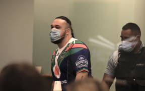 Eli Epiha at his sentencing in the High Court in Auckland.