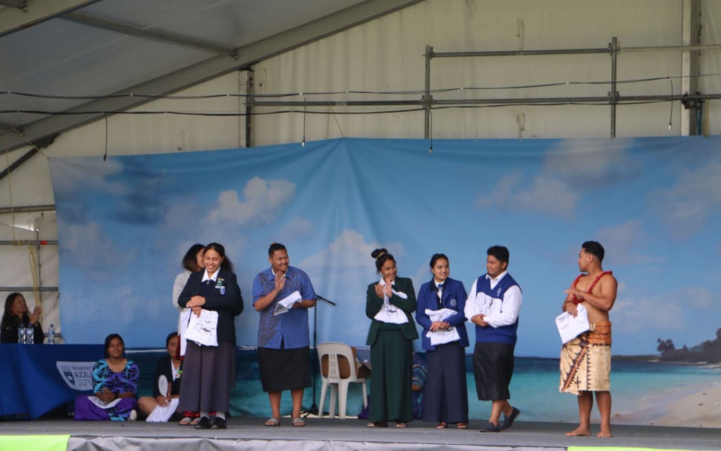 Samoan speech competition for senior students on Day 2 of Polyfest 2021