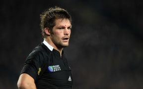 All Blacks captain Richie McCaw during the All Blacks v France pool A match of the 2011 IRB Rugby World Cup at Eden Park.
