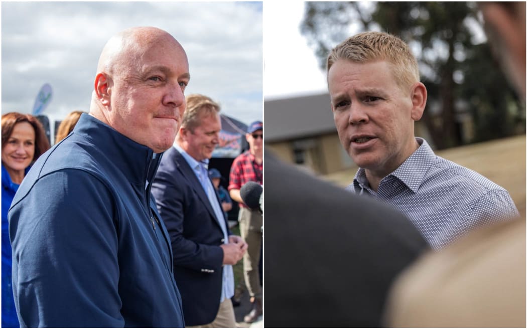 Luxon snaps back at 'frickin' Chris Hipkins over National's FamilyBoost 'flop' | RNZ News