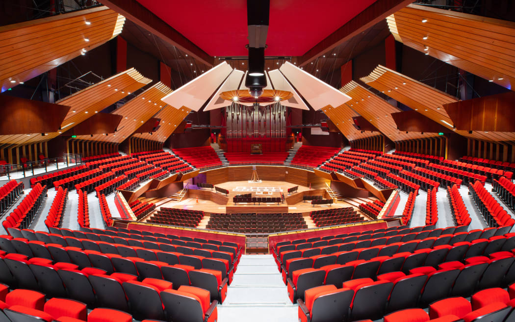 Christchurch Town Hall restored auditorium