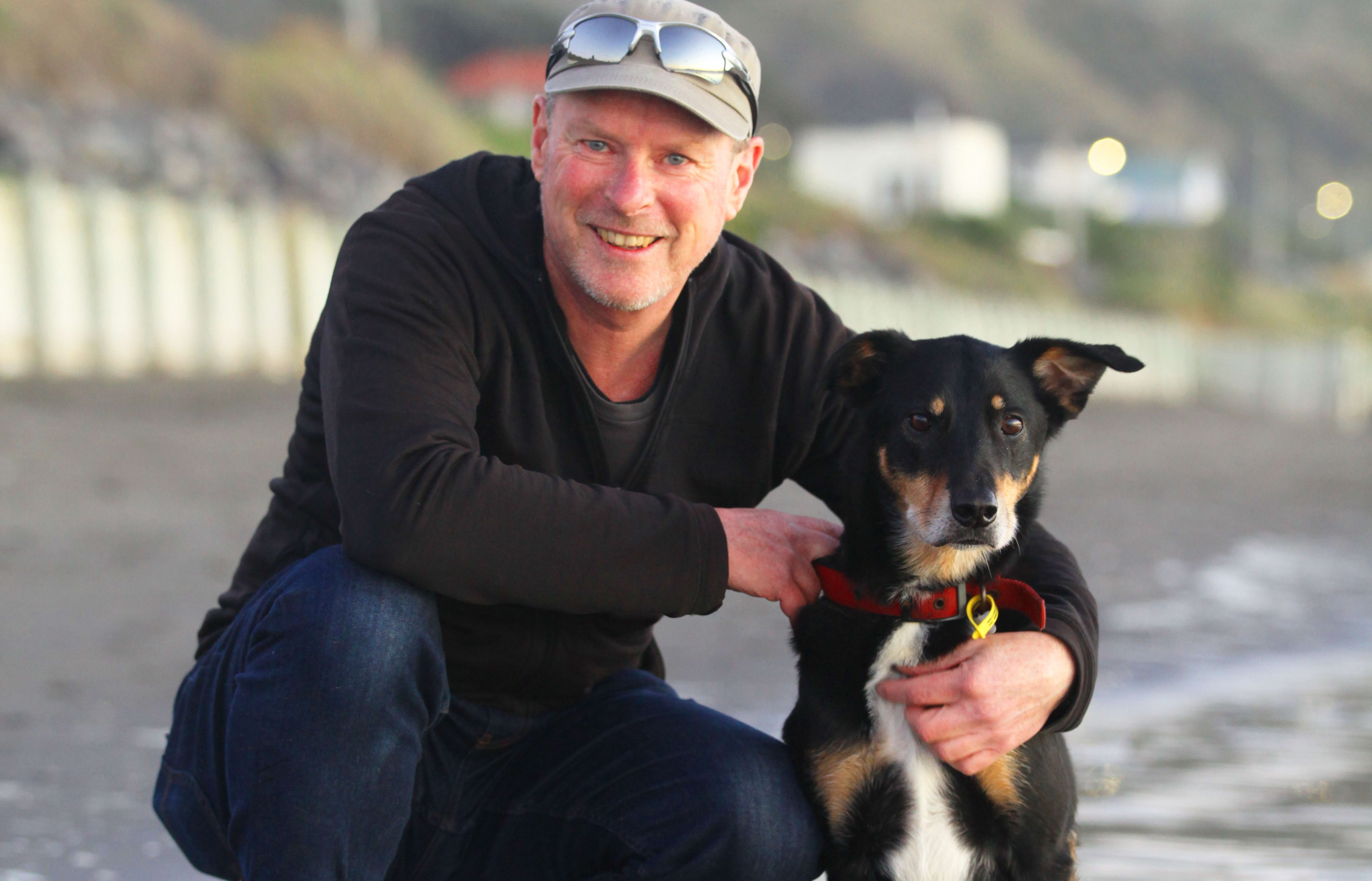 Mike White and his dog Cooper