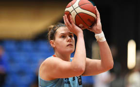 Northern player Madison Wolf during the Tauihi Basketball Aotearoa game Mainland Pouākai v Northern Kahu. Trafalgar Centre, Nelson, New Zealand. Saturday 9 July 2022.