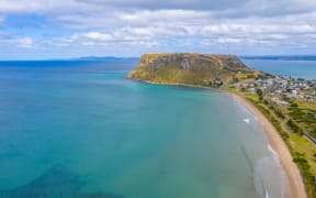 Aerial view of Stanley in Tasmania, Australia