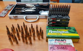 The ammunition found by Fiji Customs.