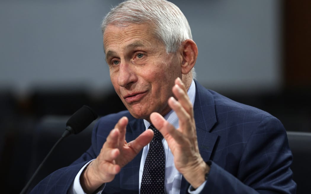 Anthony Fauci, director of National Institute of Allergy and Infectious Diseases, pictured in the US Capitol, Washington DC, on 11 May 2022.