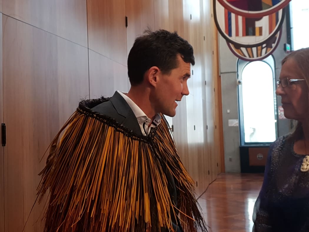 Justin Lester handed over the mayoral chains after losing the election by 62 votes.