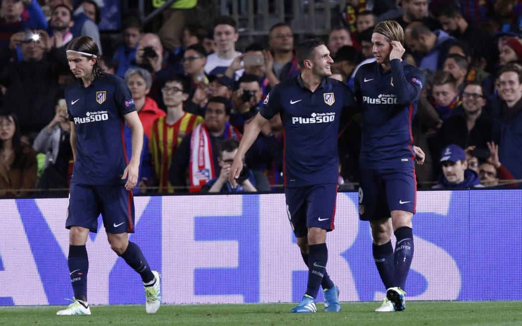 Atletico Madrid players.