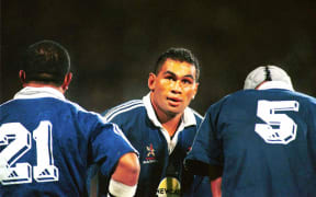 Pat Lam captained Manu Samoa against the All Blacks in 1999.