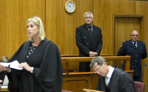 Gordon Meyer in the dock on Monday.