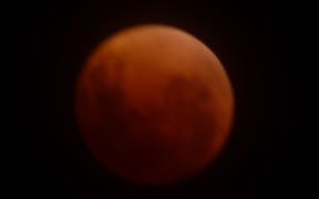 The moon seen in Masterton.