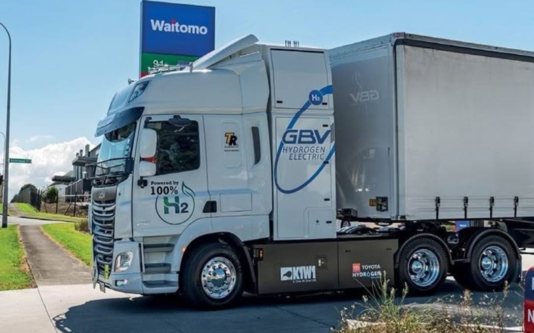 Hydrogen is touted as a fuel with lower carbon emissions, especially for fuel-cell powered heavy trucks.