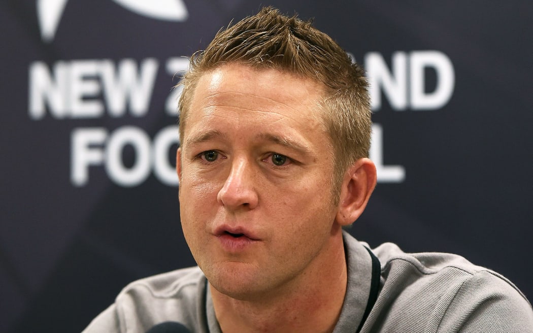 The New Zealand women's football coach Tony Readings.