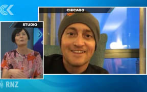 US weather reporter explains just how freezing it is