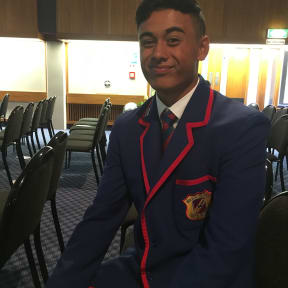 Hato Paora student, Kahuroa Brown