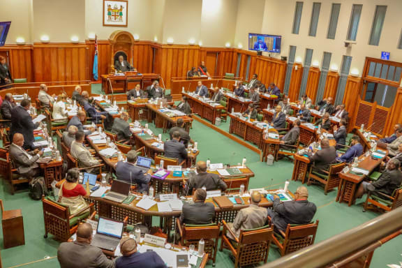 Fiji Parliament in session. 24 November 2023.