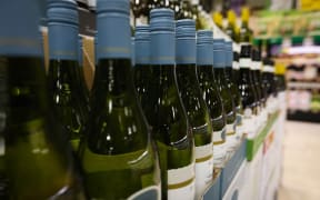 Alcohol section in Pak n Save Kilbirnie.