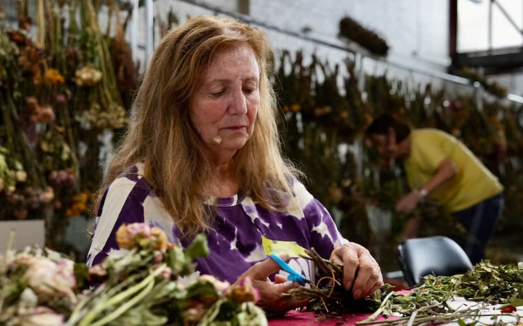 Even the decaying and rotten flowers will be kept to be used as compost material.