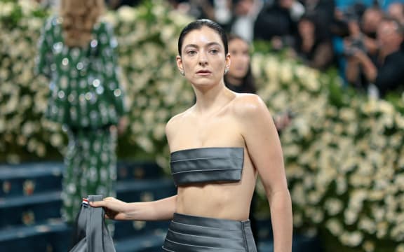 Lorde attends the 2025 Met Gala Celebrating "Superfine: Tailoring Black Style" at Metropolitan Museum of Art on May 05, 2025 in New York City.