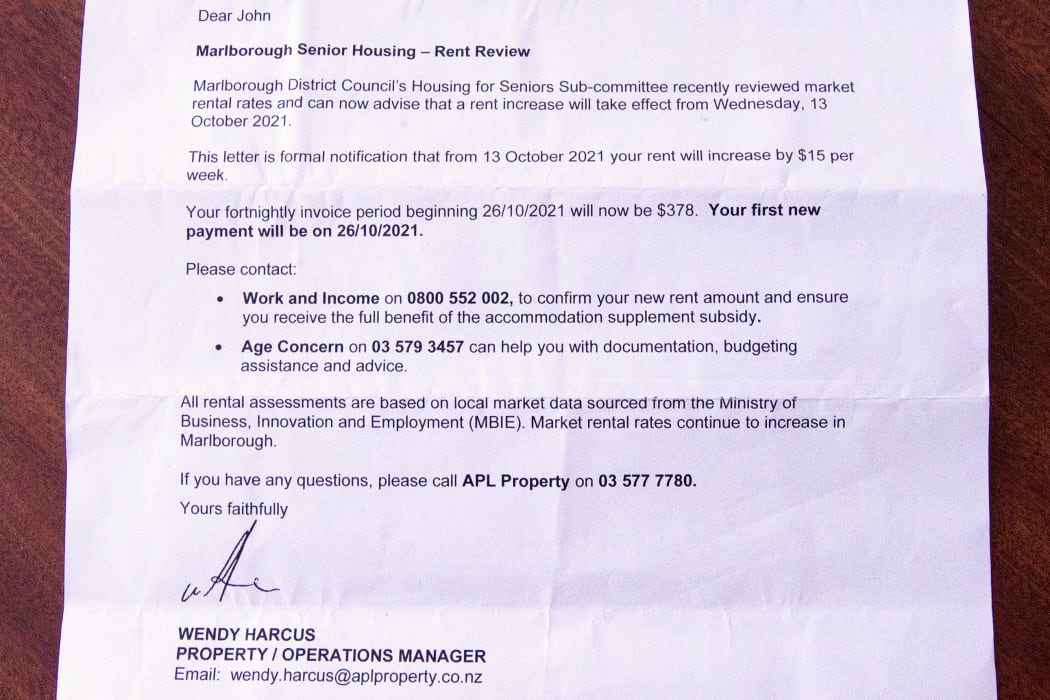 The council has encouraged residents to check if they qualify for the Accommodation Supplement with Work and Income New Zealand.