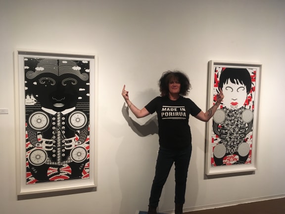 Artist Suzanne Tamaki.