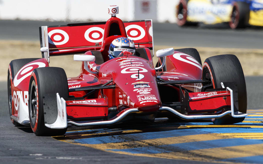 The New Zealand and Team Chip Ganassi Indy Car driver Scott Dixon.