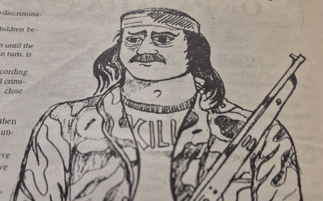 You would often see drawings instead of photos in 'Te Iwi o Aotearoa' papers