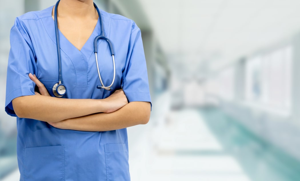 Doctor working in hospital to fight 2019 coronavirus disease or COVID-19. Professional healthcare people doctor, nurse or surgeon.