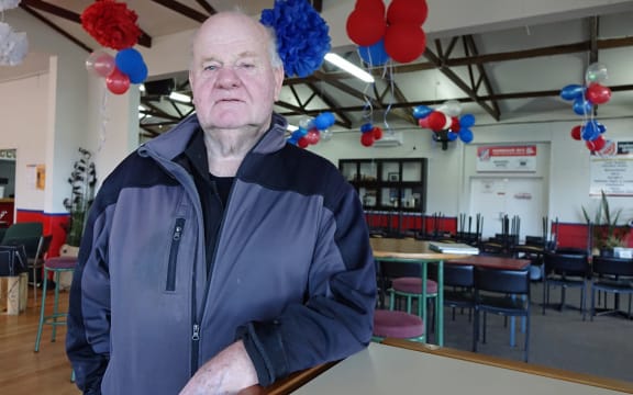 David Dick at Harbour Rugby Club's Port Chalmers clubrooms.