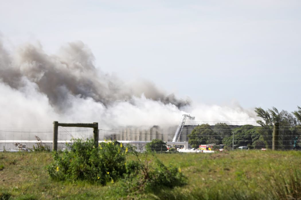Christchurch wastewater treatment plant fire
