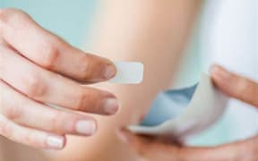 Hormone replacement therapy patch