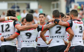 Roger Tuivasa-Sheck leads the Warriors.
