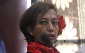 French Polynesia Sports Minister Madam Nicole Sanquer.
